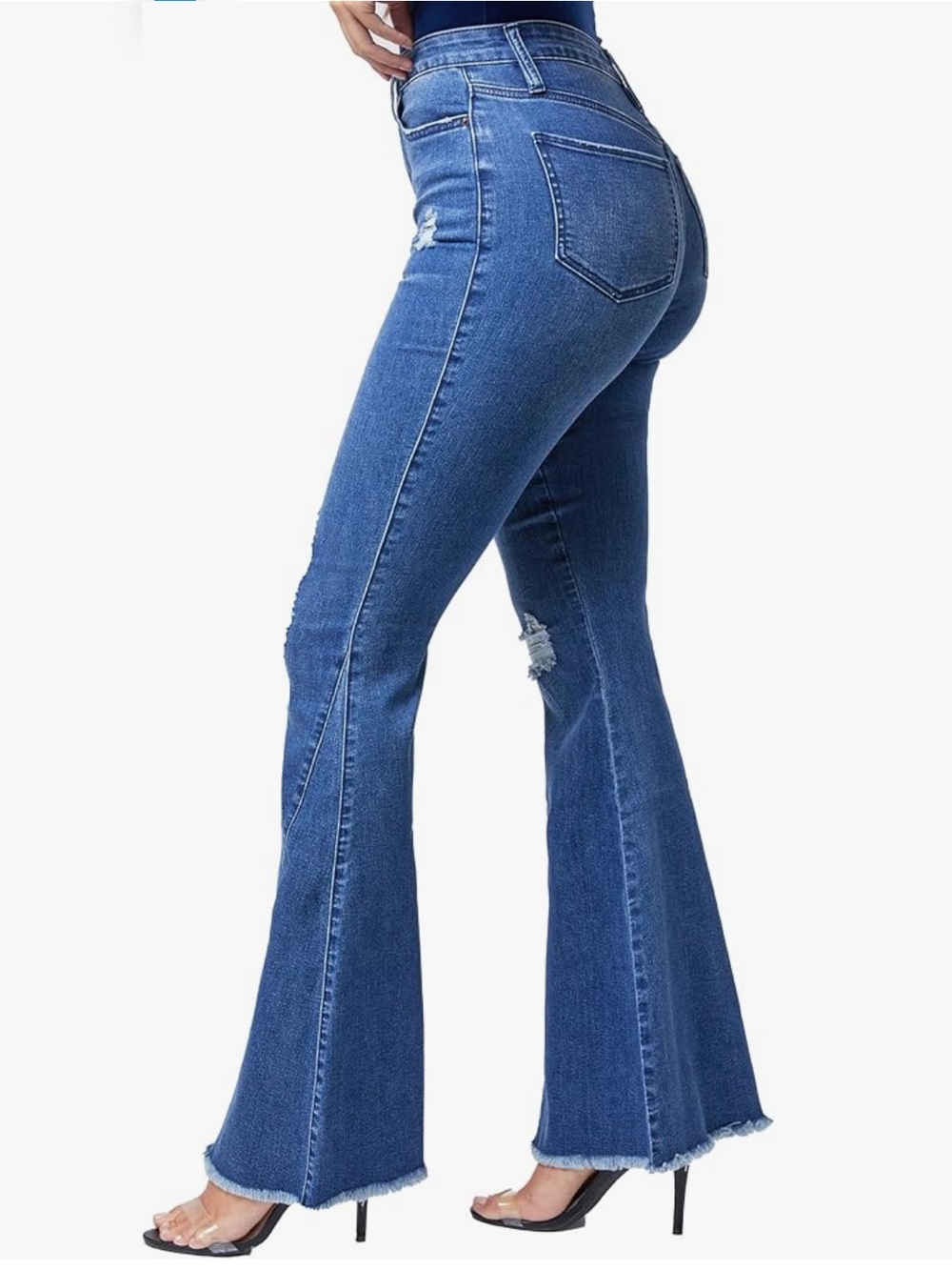 YMI Womens Repreve W/Lycra Gigi HIGH Rise Extreme FIT & Flare Size 30